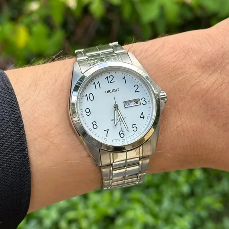 Orient Contemporary Ice Blue 35mm Dial Men's Watch- FUG0Q005S6